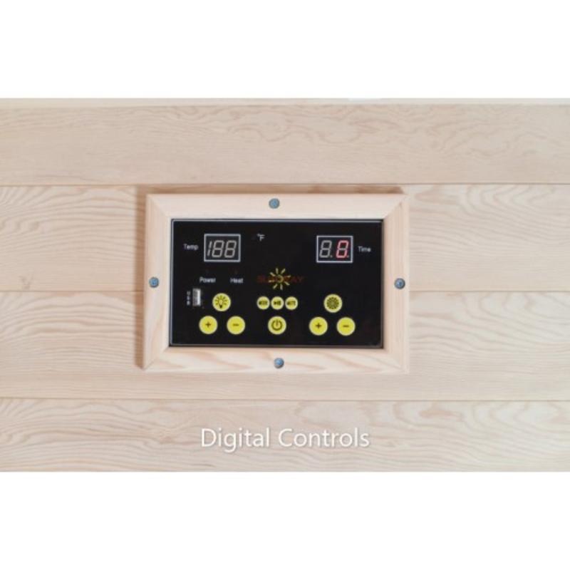 200D3 Burlington Infrared Sauna - digital controls