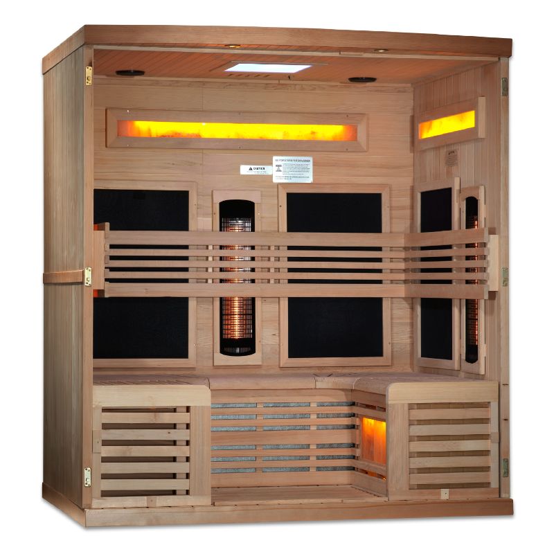 6 Person GDI-8260-01 with Salt - front cutaway to the inside