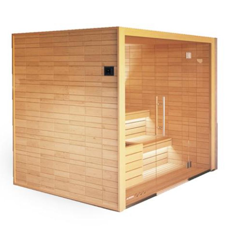 Auroom Electa | 2 - 6 Person, 48" x 71" Indoor Steam Sauna Kit