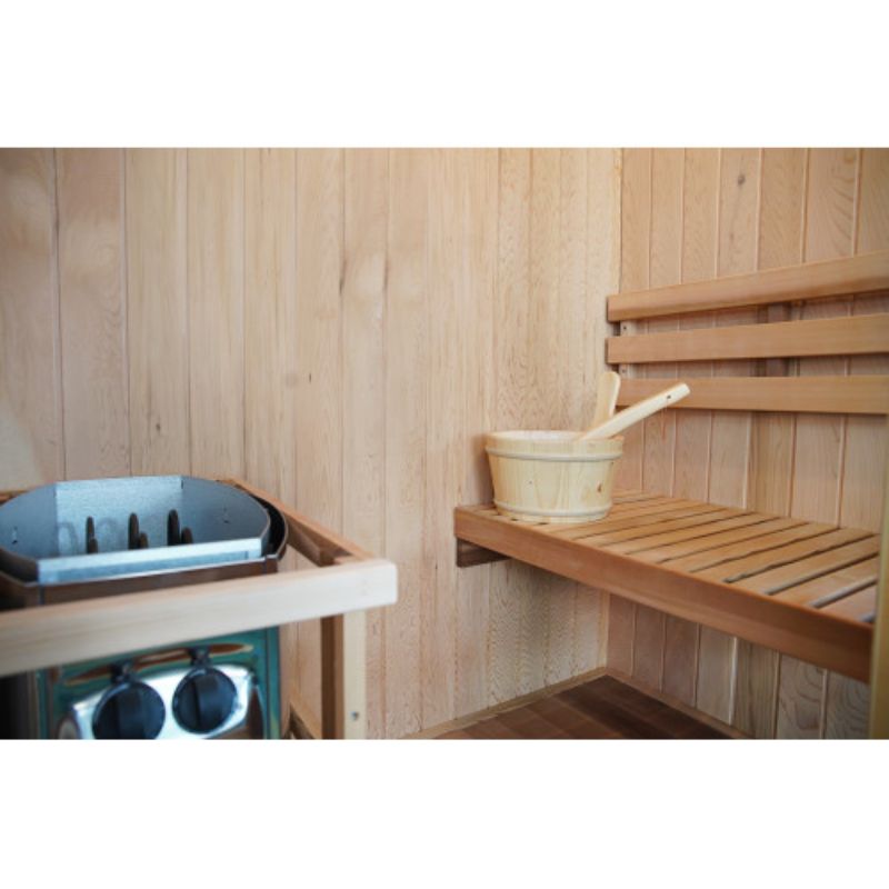 Aston home steam sauna heater and bucket and ladle