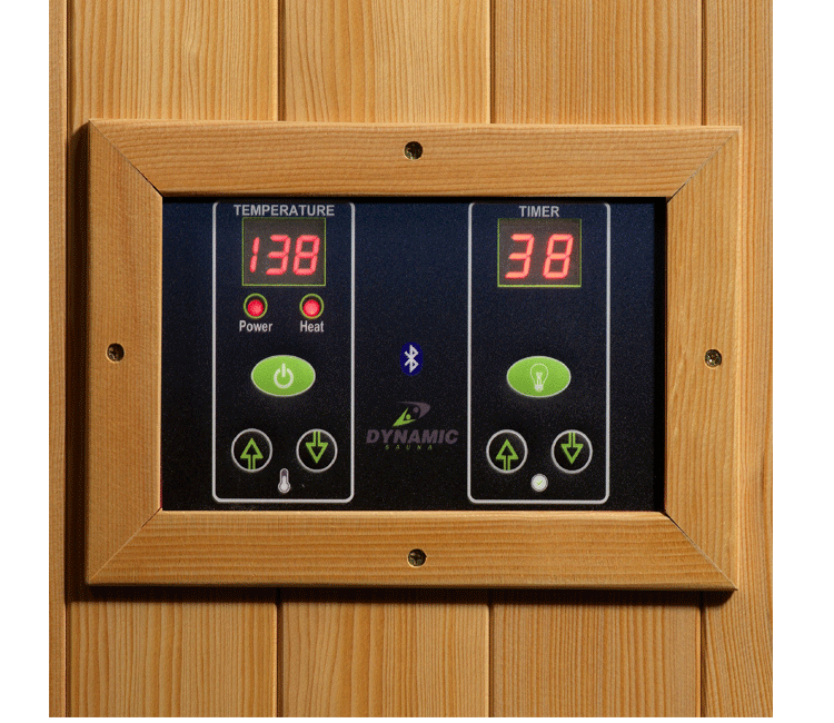 Gracia Low EMF DYN-6119-01 Dynamic Saunas - control panel