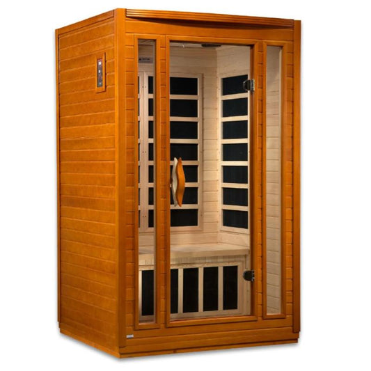 Dynamic Saunas San Marino Elite 2 Person Ultra Low EMF Far Infrared Sauna (Model DYN-6206-01)