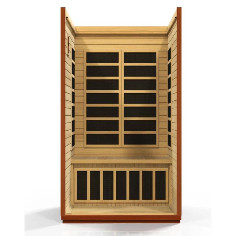 Dynamic Saunas - San Marino Elite DYN-6206-01 | 2 Person Ultra Low EMF Far Infrared Sauna