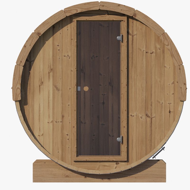 SaunaLife Ergo Barrel Sauna Model E8 | 6 Person