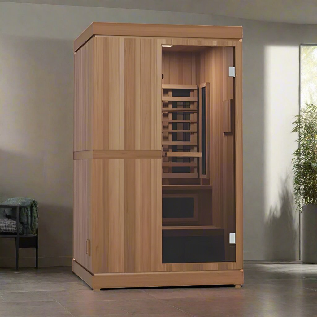 Finnmark Trinity 2-Person Hybrid Home Sauna - front view