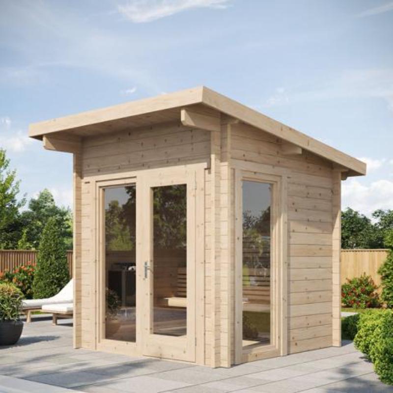 SaunaLife Outdoor Sauna G4-rightview