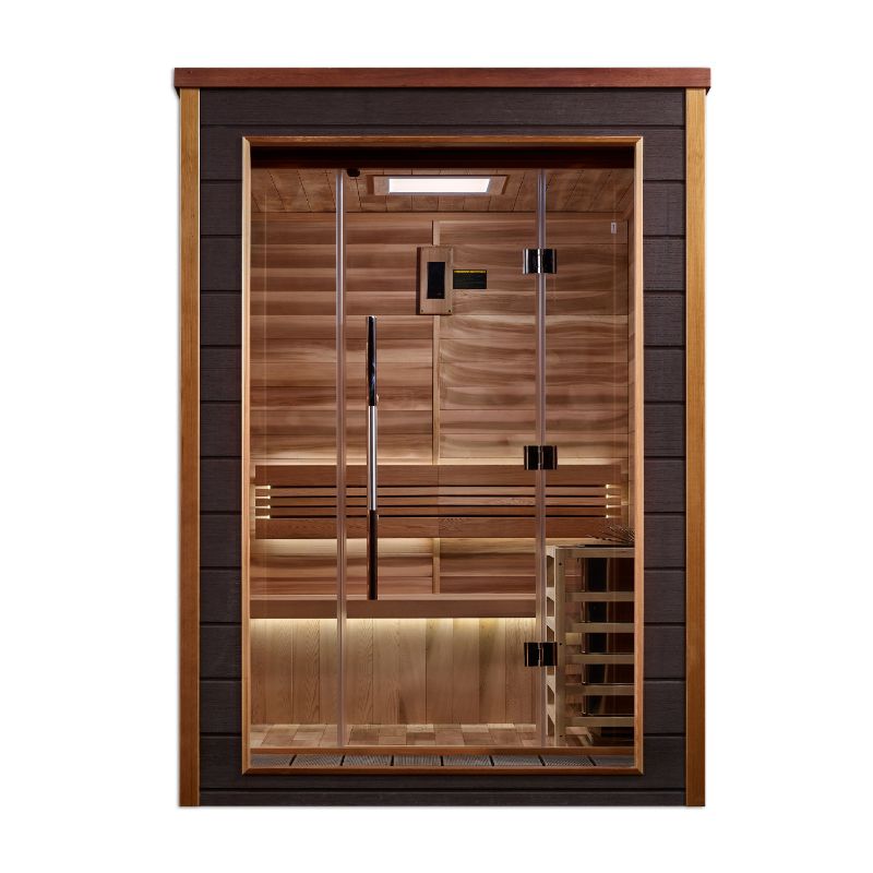 Golden Designs - Narvik Traditional Steam Sauna GDI-8202-01 | 2 Person