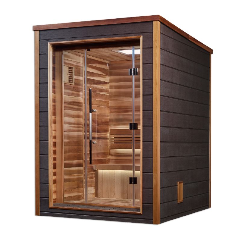 Golden Designs - Narvik Traditional Steam Sauna GDI-8202-01 | 2 Person