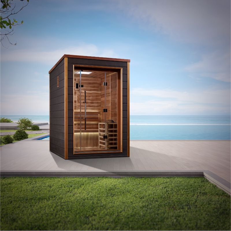 Golden Designs - Narvik Traditional Steam Sauna GDI-8202-01 | 2 Person