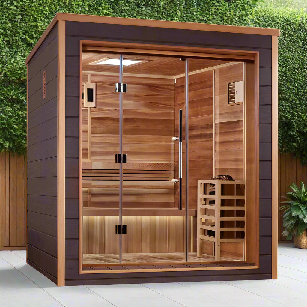 Drammen steam sauna - full view outside