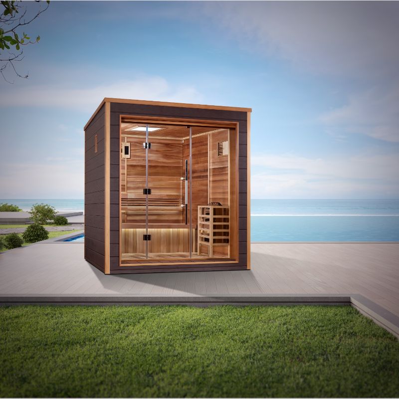 Golden Designs - Drammen Traditional Steam Sauna GDI-8203-01 | 3 Person