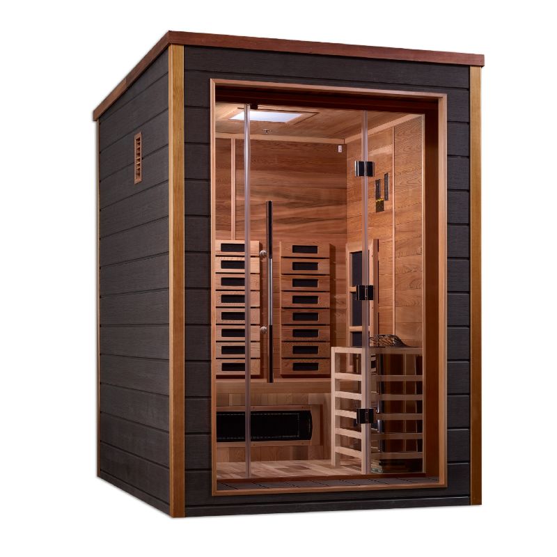 Golden Designs - Nora Hybrid Sauna GDI-8222-01 | 2 Person