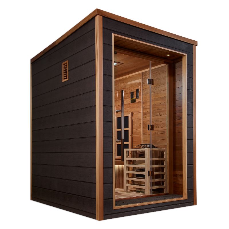 Golden Designs - Nora Hybrid Sauna GDI-8222-01 | 2 Person