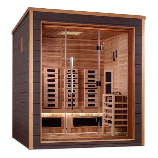 Golden Designs Visby 3 Person Hybrid Sauna – GDI-8223-01