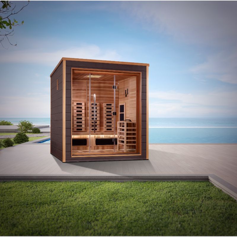 Golden Designs - Visby Hybrid Sauna GDI-8223-01 | 3 Person
