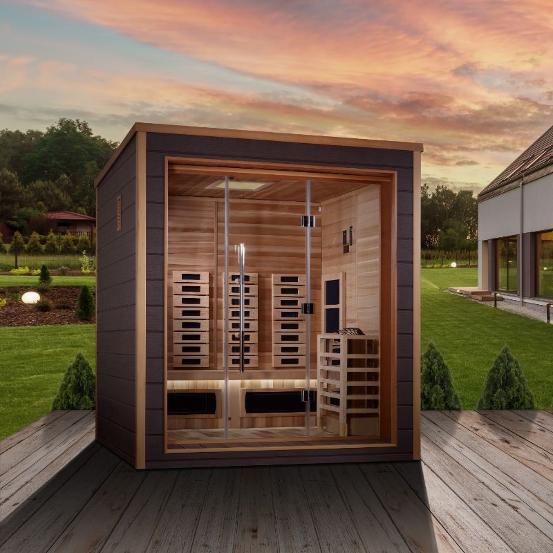 Golden Designs - Visby Hybrid Sauna GDI-8223-01 | 3 Person