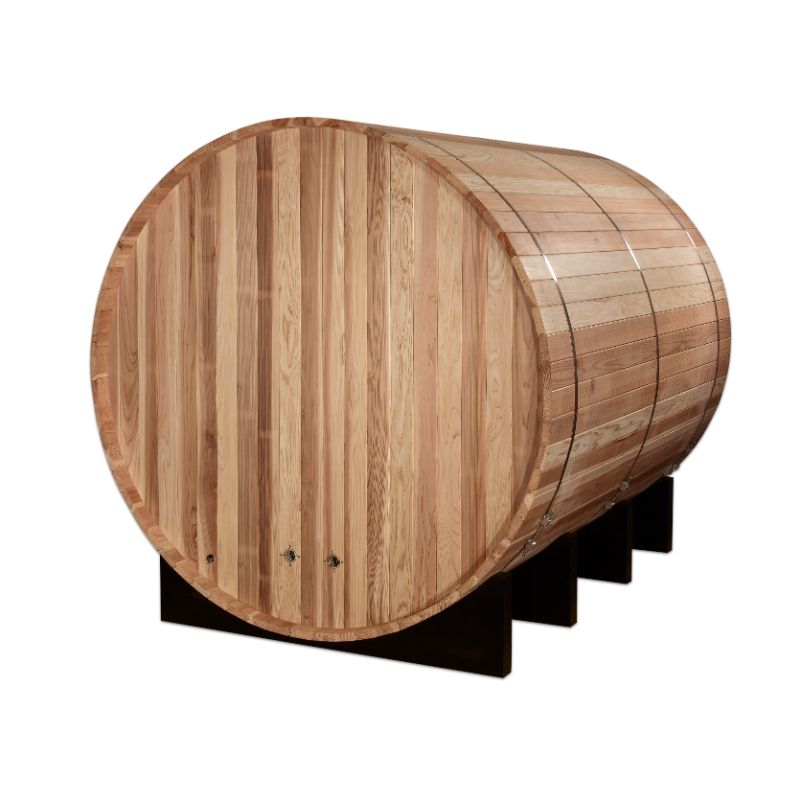 Golden Designs - Klosters Barrel Sauna GDI-B006-01 - rear view