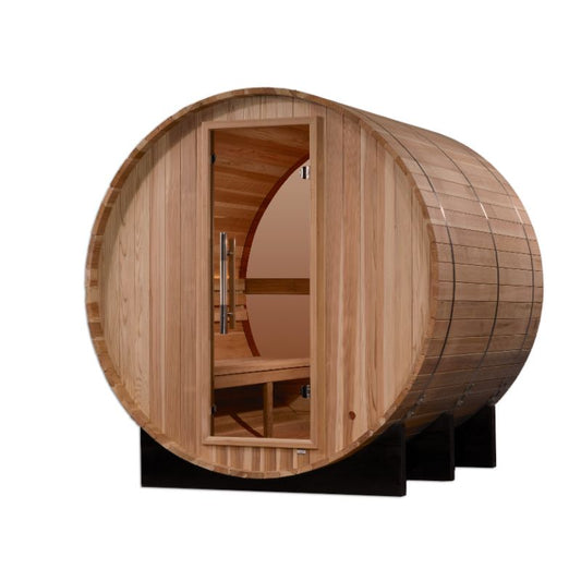 Golden Designs - Zurich Barrel Sauna GDI-B024-01 | 4 Person