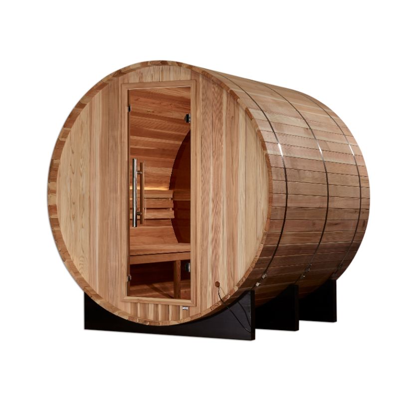 Golden Designs - Zurich Barrel Sauna GDI-B024-01 | 4 Person