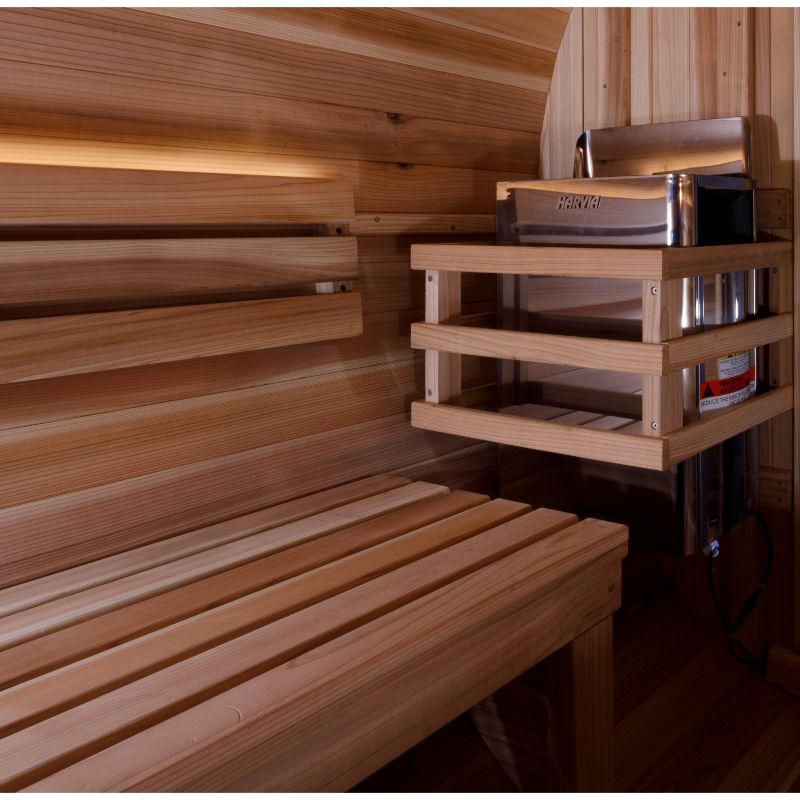Golden Designs - Zurich Barrel Sauna GDI-B024-01 | 4 Person