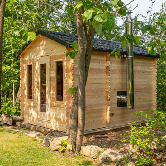Georgian Outdoor Sauna with Changeroom - 6 Person | Dundalk CTC88CW
