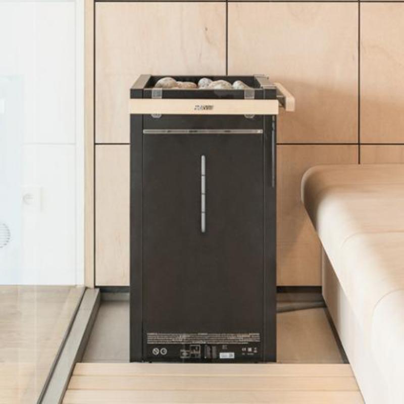Harvia Virta Combi Series 10.5kW Sauna Heater - in a sauna