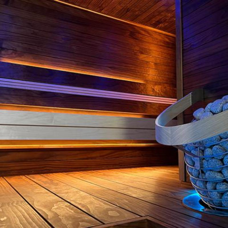 Two 10-Ft Flexible LED Strips - in sauna