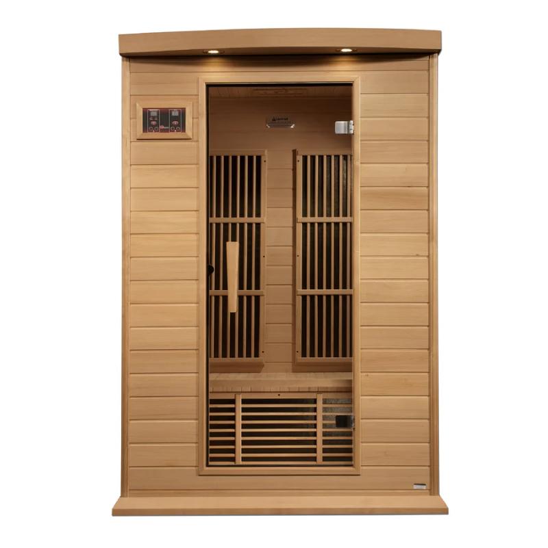 Maxxus 2 Person Sauna - MX-J206-01 ZF | Near Zero, Indoor FAR Infrared Sauna