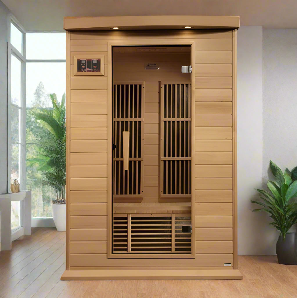 Maxxus 2 Person Sauna - MX-J206-01 ZF | Near Zero, Indoor FAR Infrared Sauna