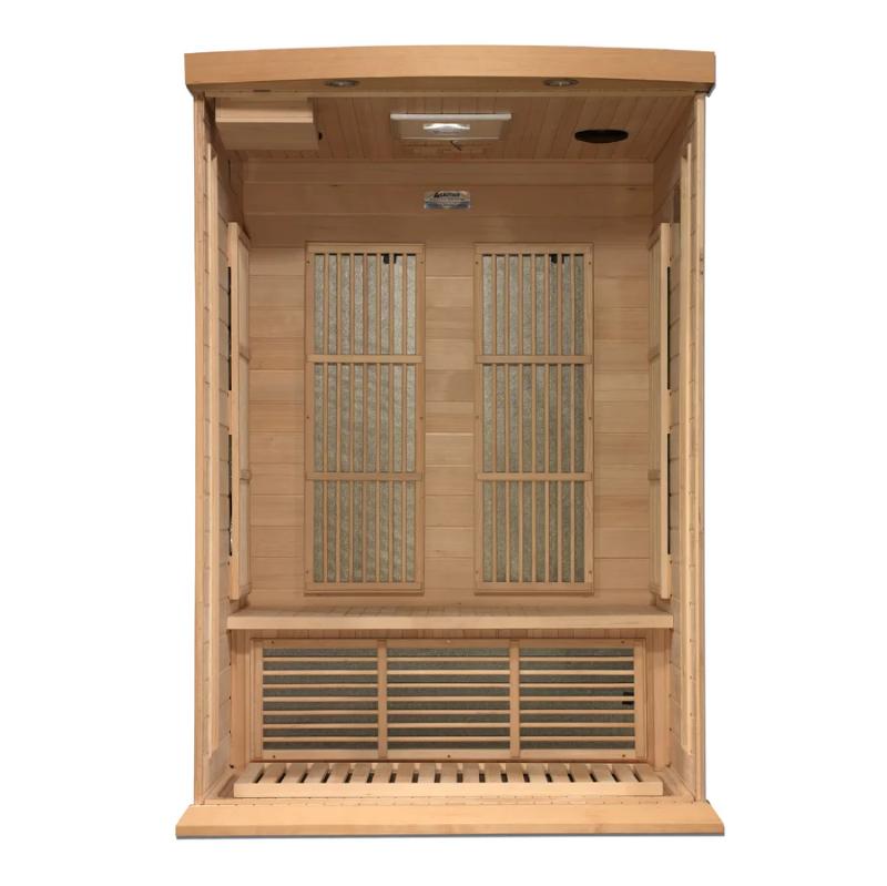 Maxxus 2 Person Sauna - MX-J206-01 ZF | Near Zero, Indoor FAR Infrared Sauna