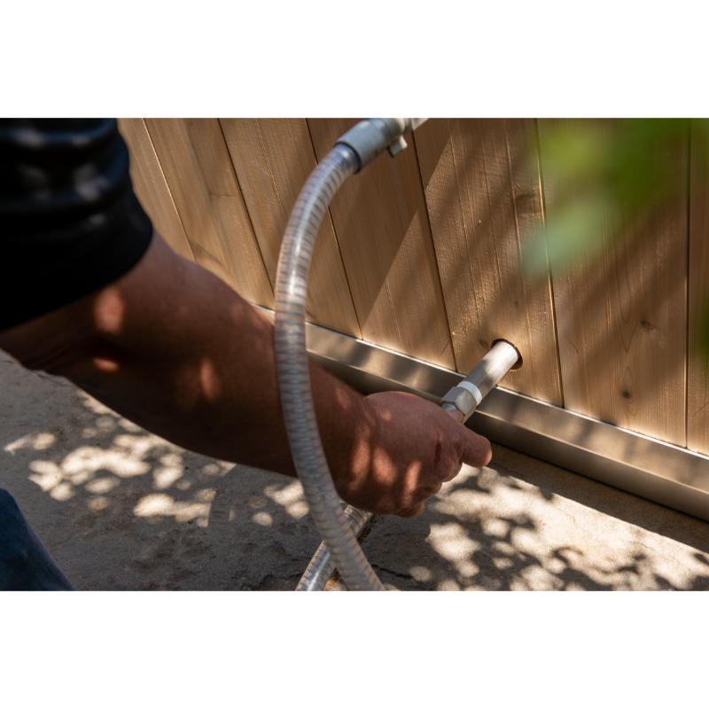 Polar Cold Plunge Tub-drain pipe