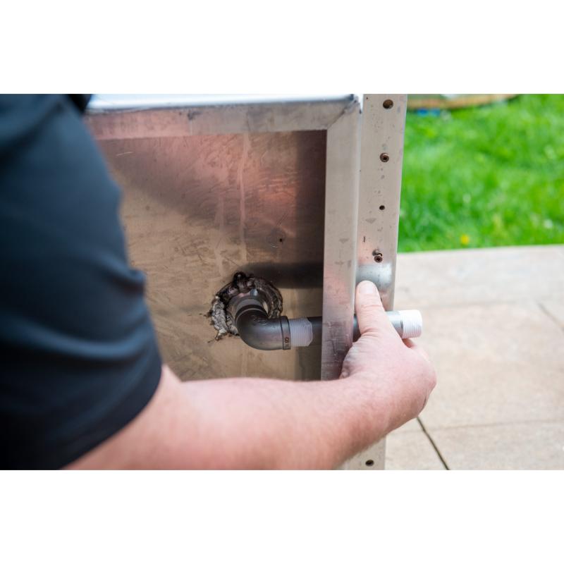 Polar Cold Plunge Tub-pipe installation