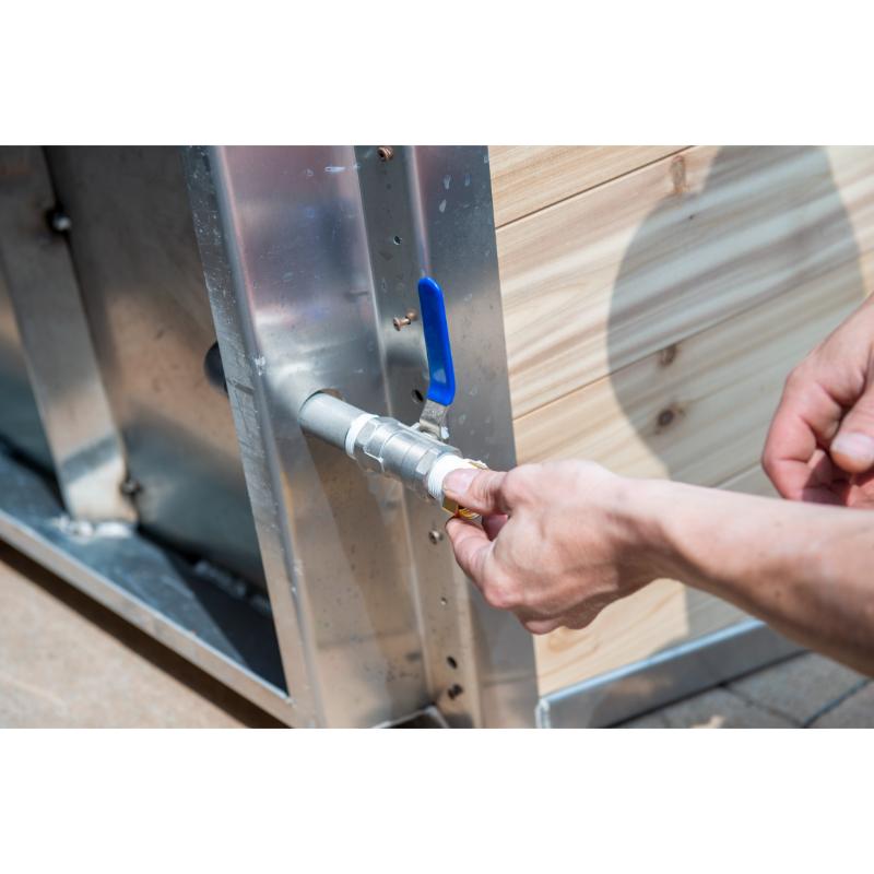 Polar Cold Plunge Tub-pipe installation