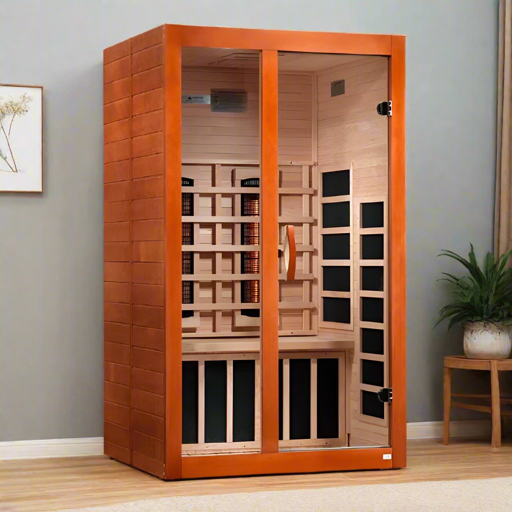 Dynamic Saunas Santiago 2 Person Full Spectrum Infrared Sauna (Model DYN-6209-03)