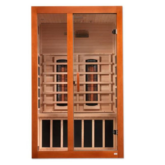Dynamic Saunas Santiago 2 Person Full Spectrum Infrared Sauna (Model DYN-6209-03)