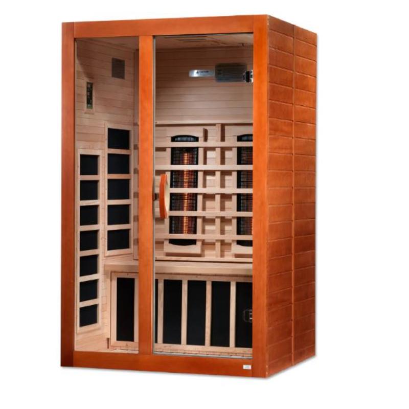 Dynamic Saunas Santiago 2 Person Full Spectrum Infrared Sauna (Model DYN-6209-03)