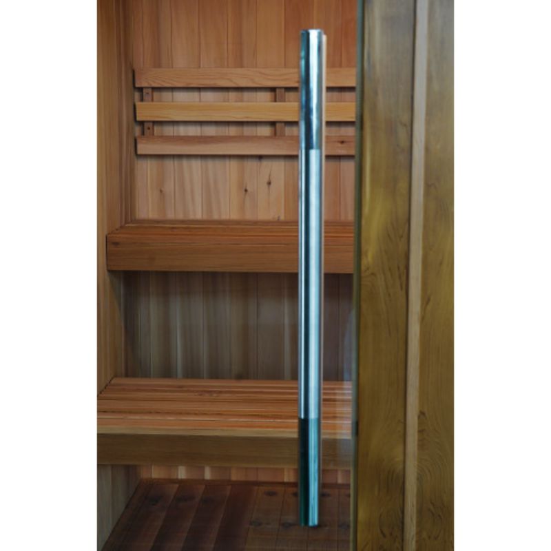 Charleston Indoor Traditional Steam Sauna HL400TN-handle close up