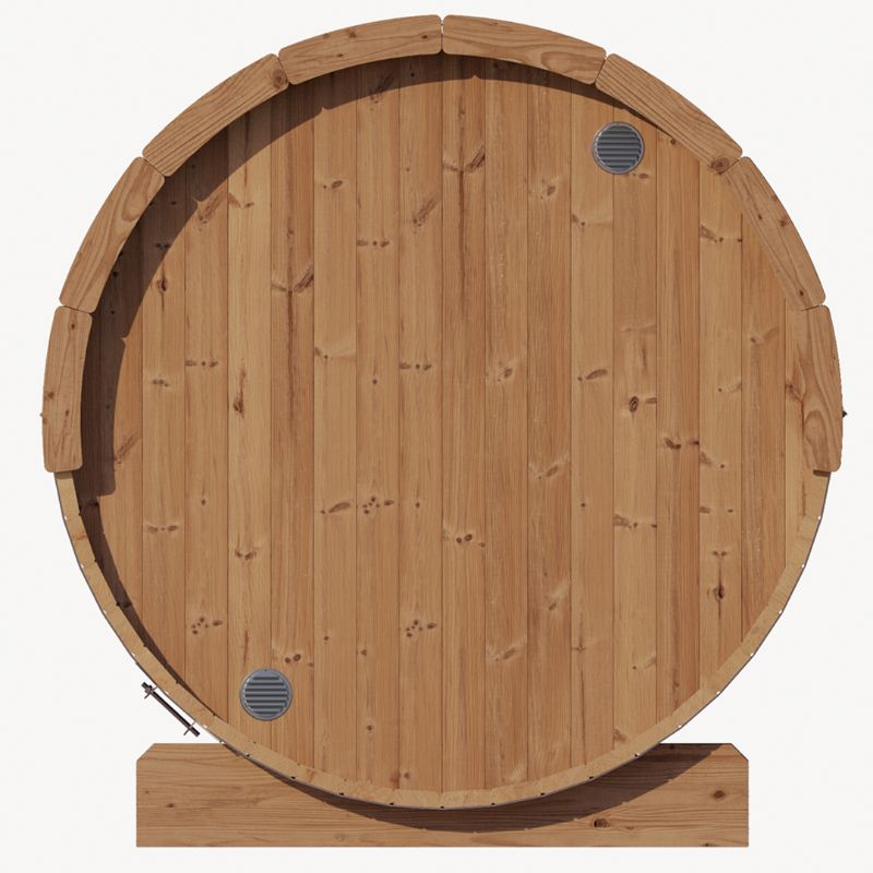 SaunaLife Ergo Barrel Sauna Model E6  | 3 Person Outdoor Sauna