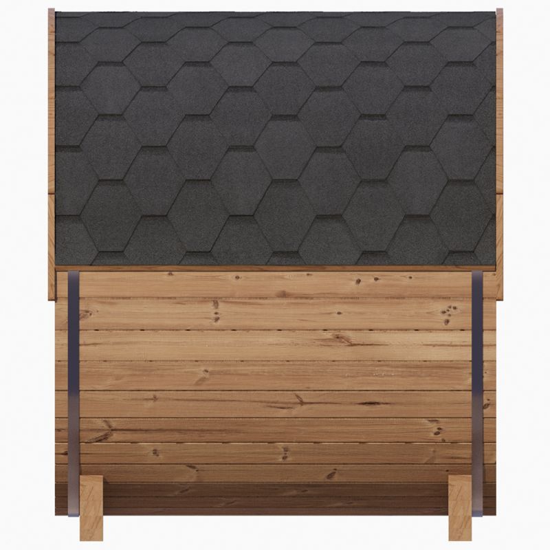 SaunaLife Ergo Barrel Sauna Model E6  | 3 Person Outdoor Sauna