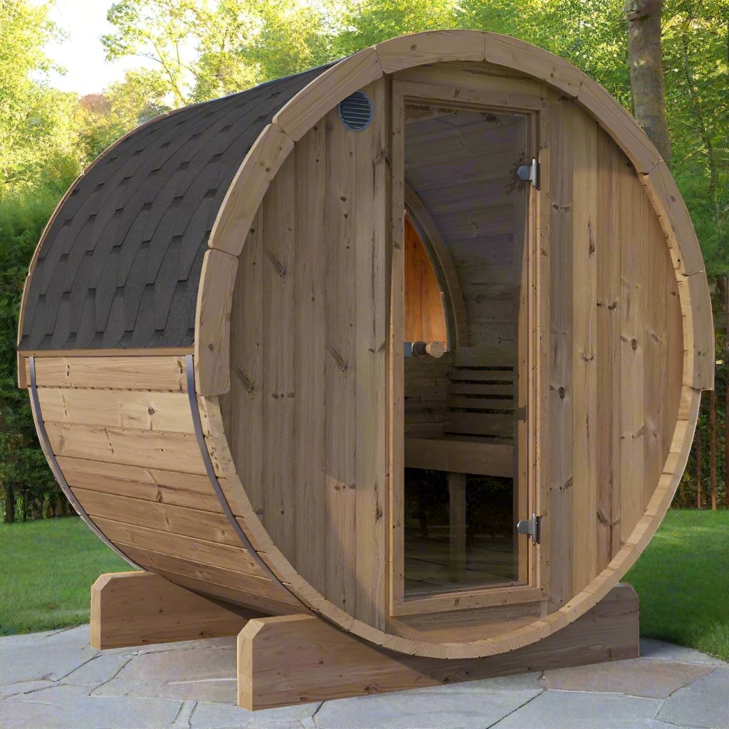 Ergo 3 Person Barrel Sauna