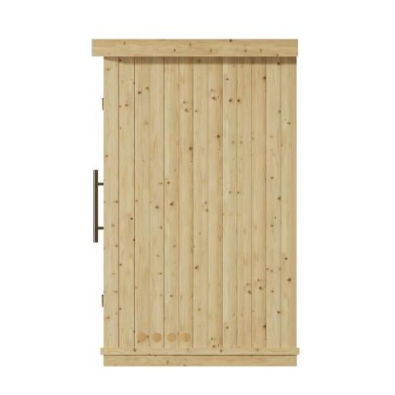 SaunaLife 3 Person Indoor Home Sauna Model X6 - side exterior