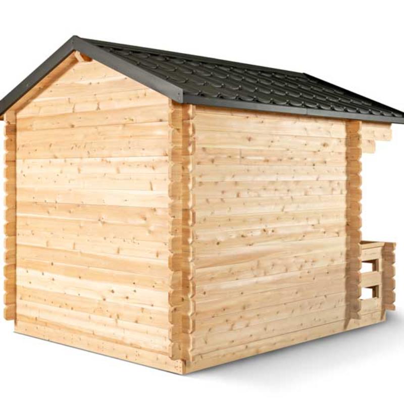 Georgian Outdoor Sauna with Porch - 6 Person | Dundalk CTC88PW