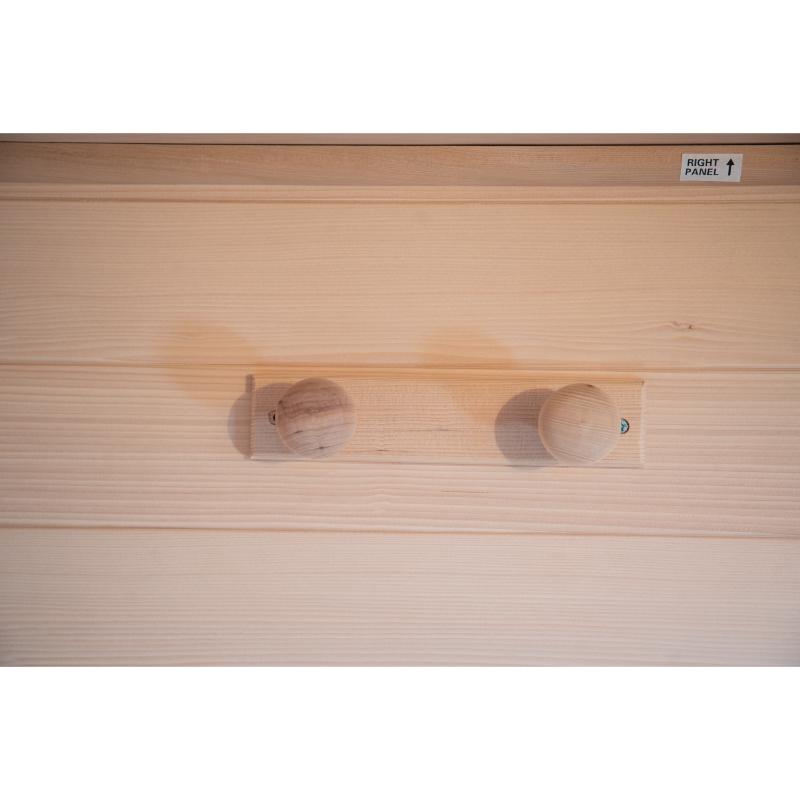 200D3 Burlington Home Infrared Sauna - hooks
