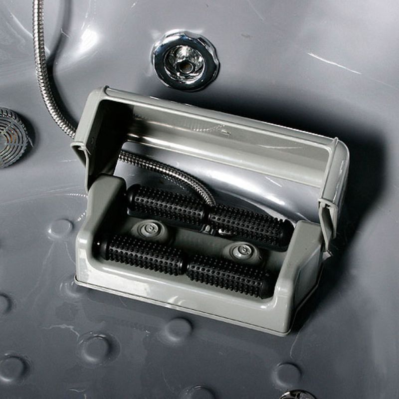 Maya Bath Valencia Steam Shower & Tub Combo - foot massager