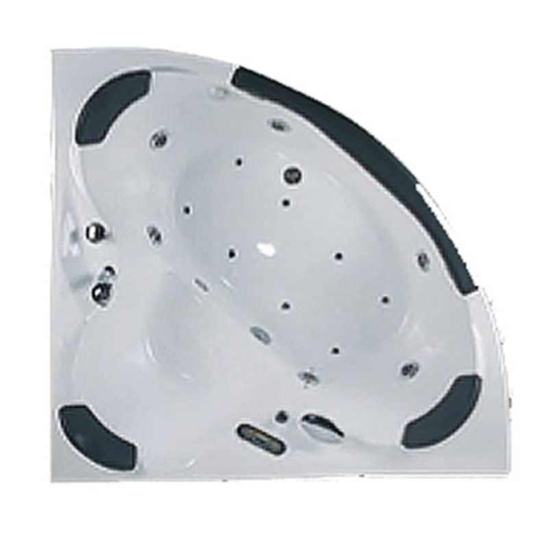 Maya Bath Valencia Steam Shower & Tub Combo - white tub