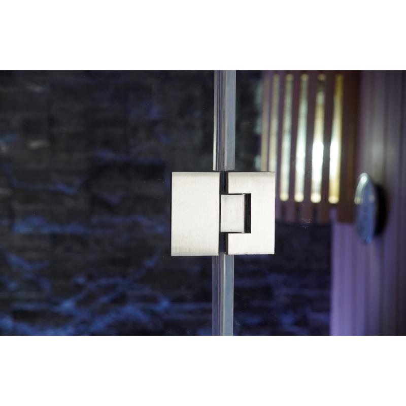Westlake 3 Person Traditional Sauna - close up of quality door hinge.