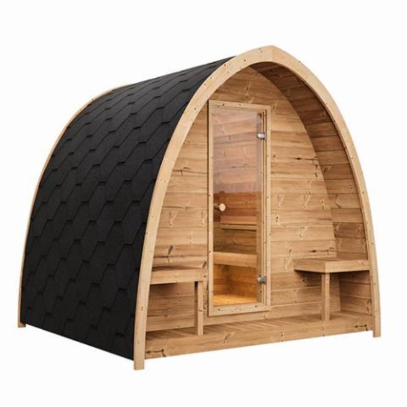 SaunaLife G3 Home Sauna Kit | 4 Person Outdoor Sauna Cabin