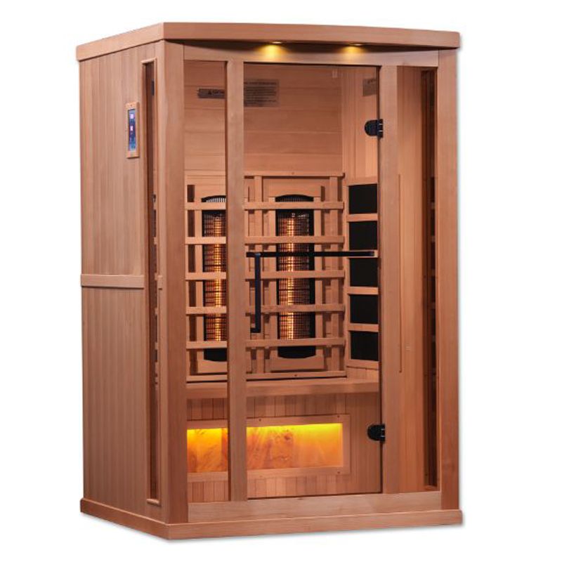 2 Person GDI-8020-02 Full Spectrum with Salt bars - front angle view