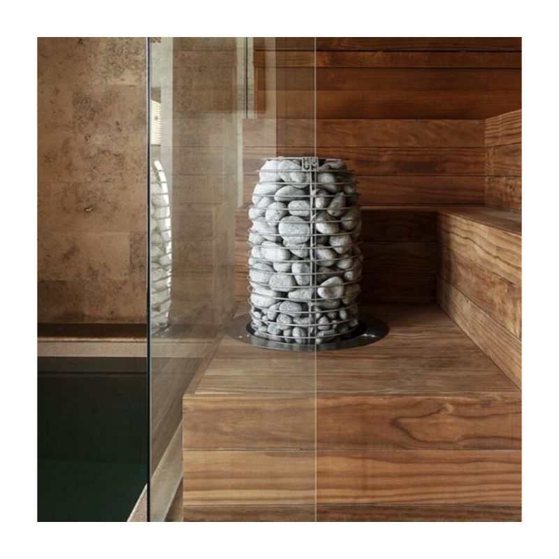 HUUM 9 kW Sauna Heater -HIVE Mini Series - inset in sauna floor/bench