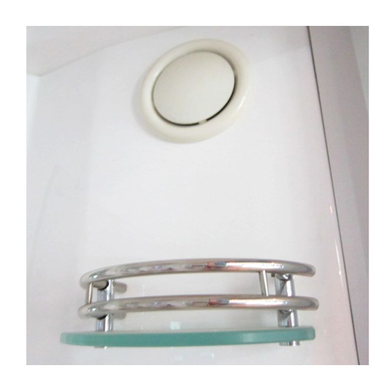 Ariel Mesa-WS-802A-Blue Glass-steam-shower-Shelf